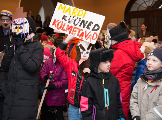 Riigikogu külastasid mardisandid